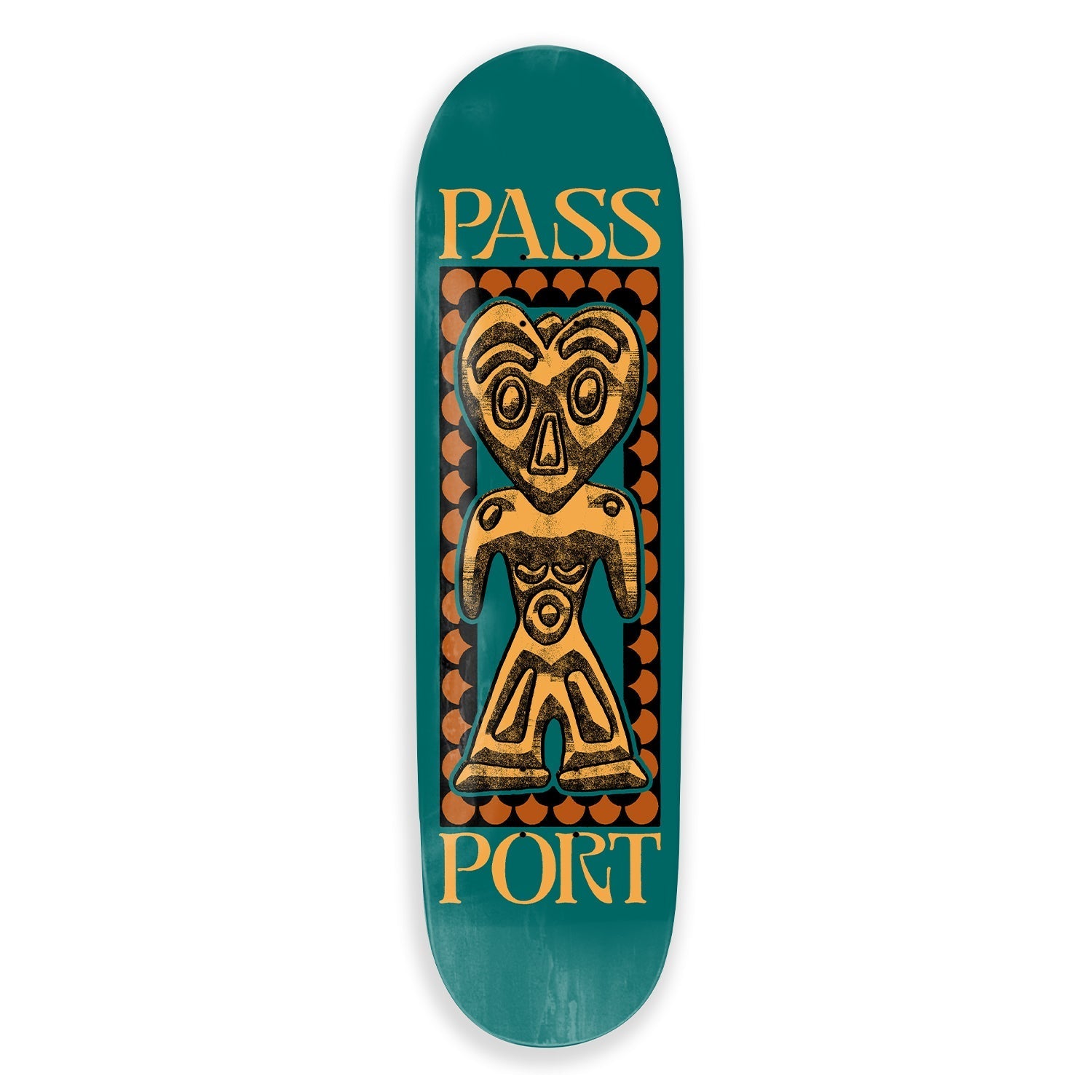 Passport Dogu Series - Heart Head 8.0 Skateboard Deck - UNLTD Boardshop