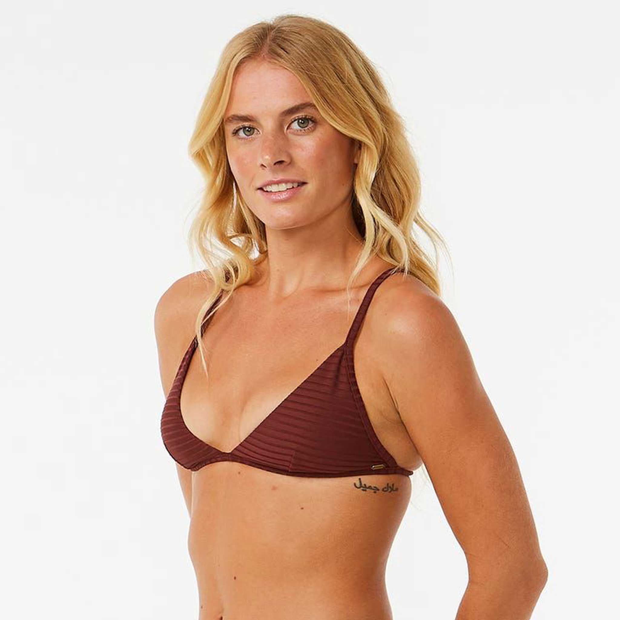 Premium Surf Fixed Triangle Bikini Top
