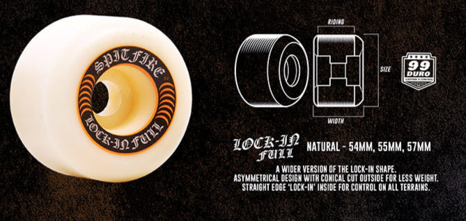 Formula Four 99D Lock-In Full 54mm Skateboard Wheels