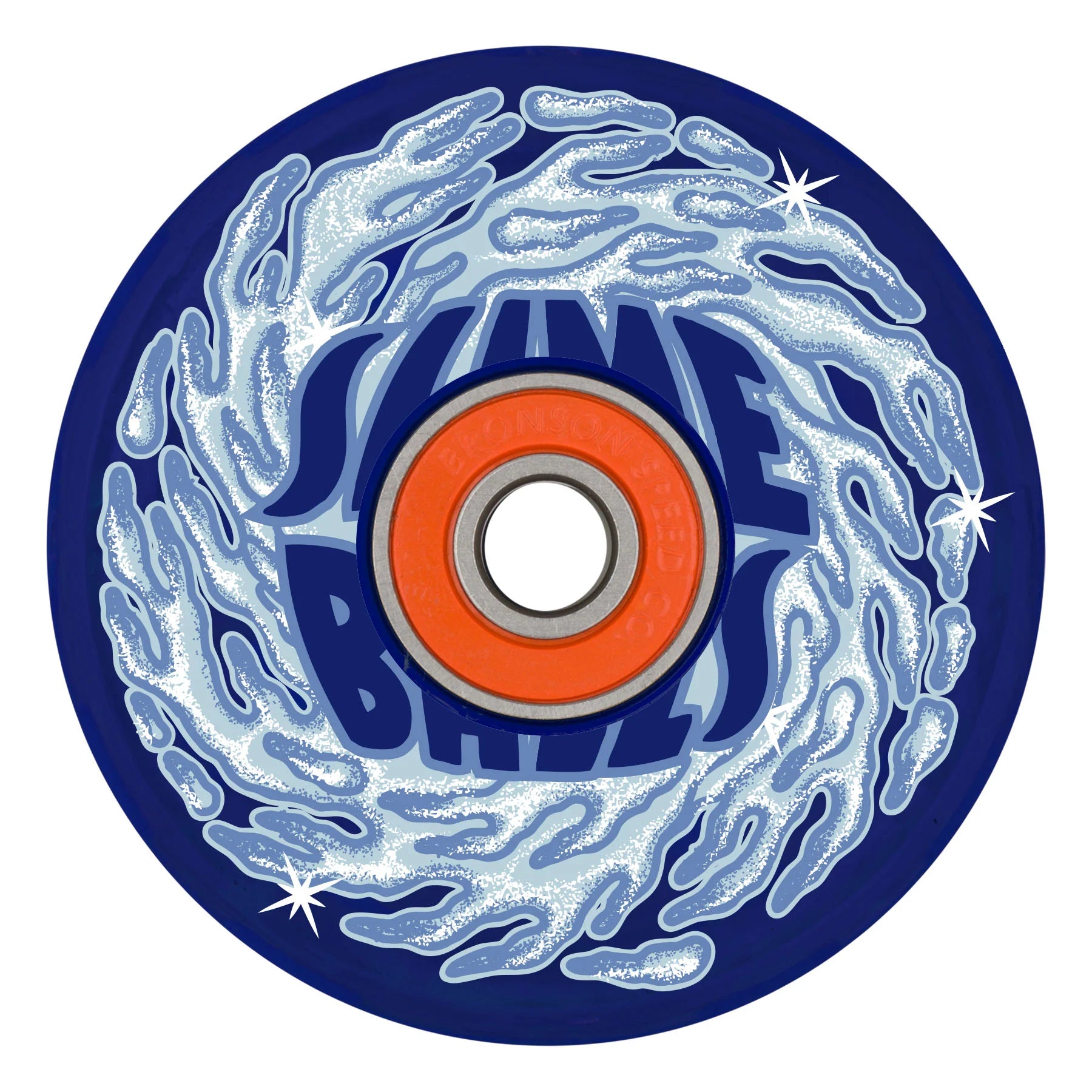 66mm SB Ice 78a Slime Balls Light Ups Skateboard Wheels