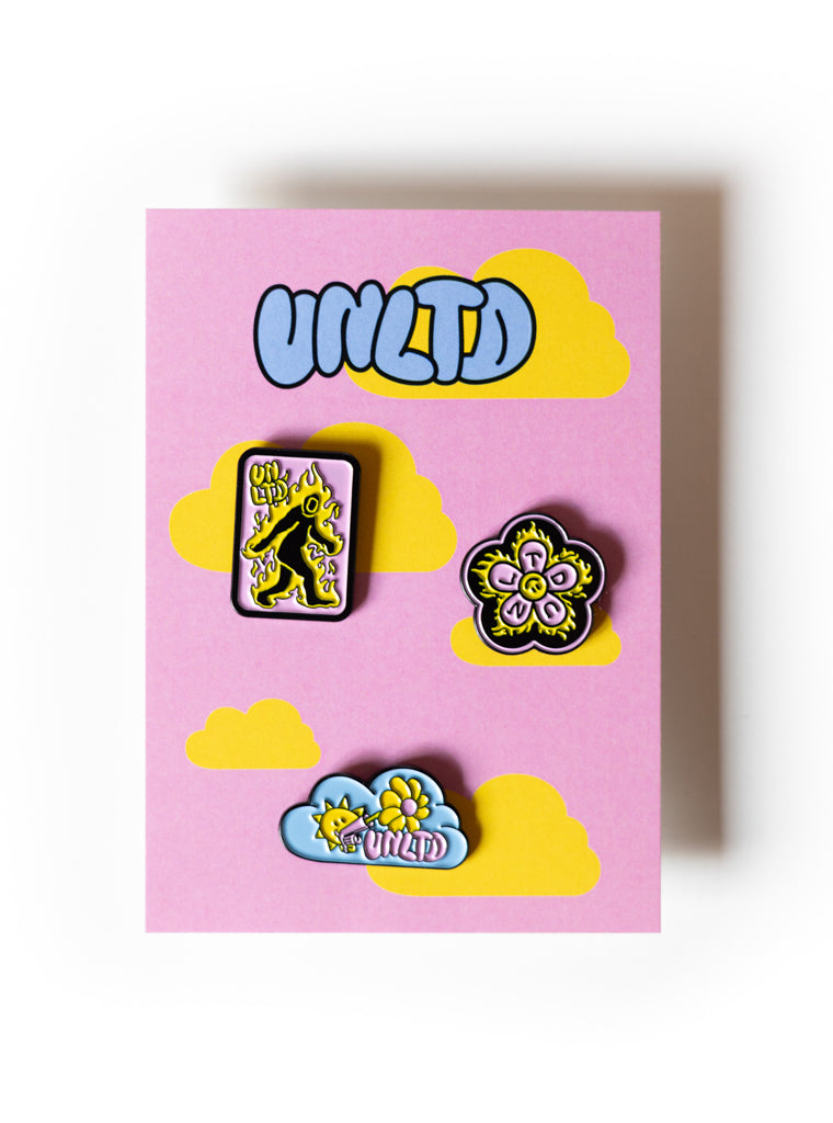 "Gettin Warmed Up" Pin 3 Pack