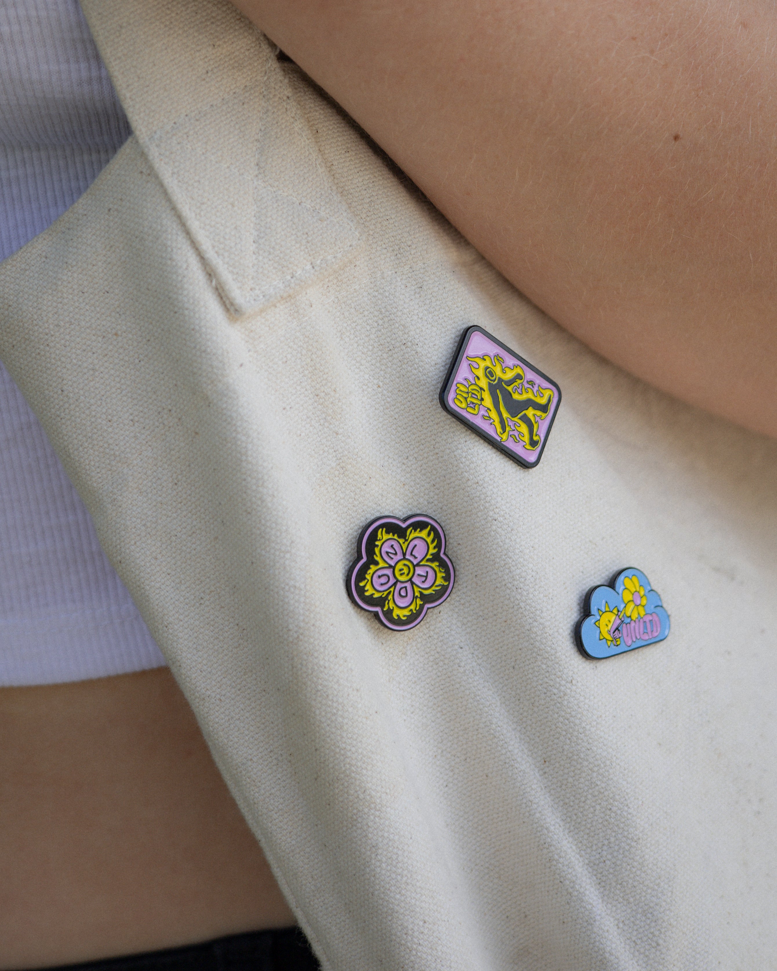 "Gettin Warmed Up" Pin 3 Pack