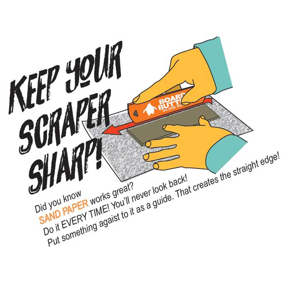 Universal Butter Knife Wax Scraper