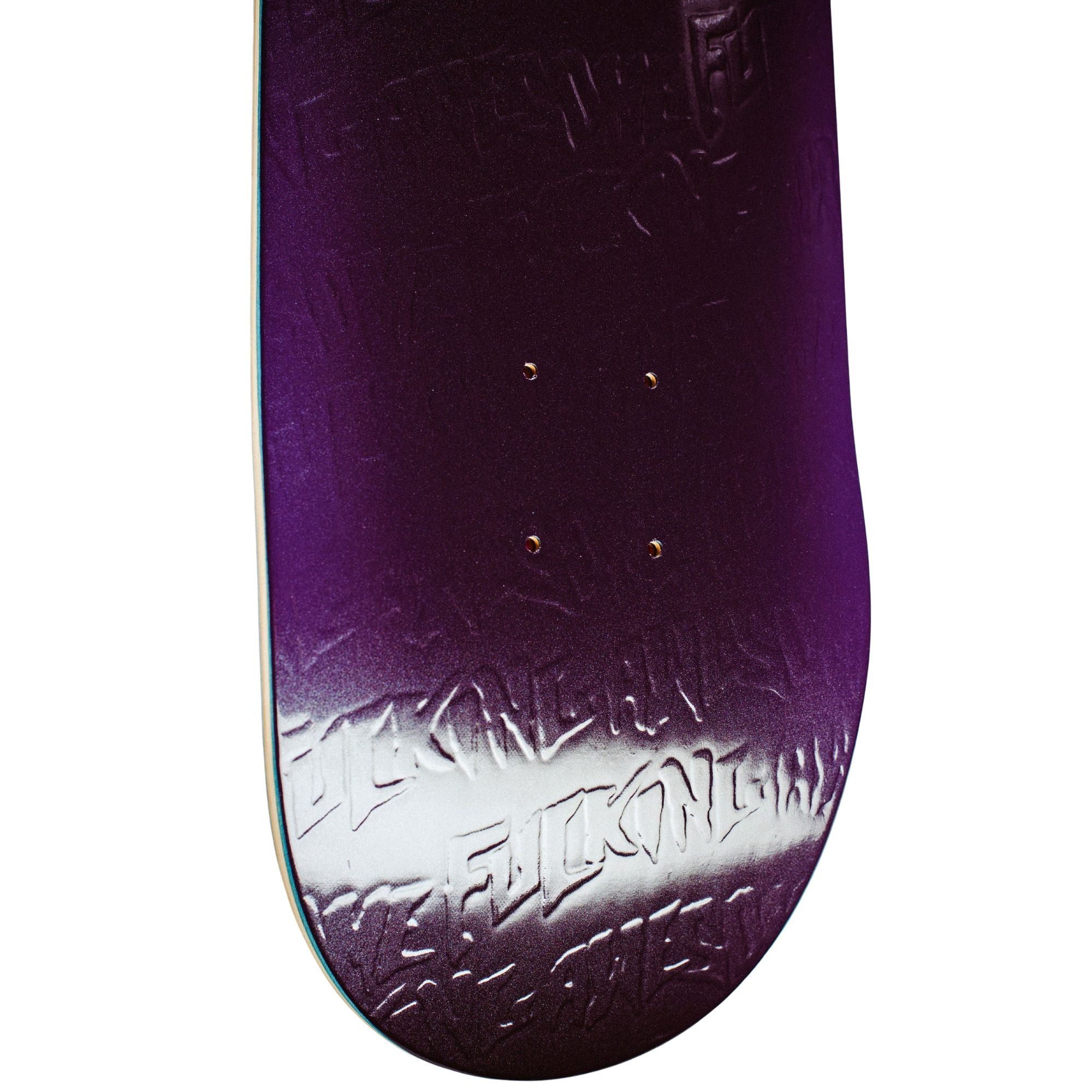 Phantom Purple Shape 2 8.38 Embossed Skateboard Deck