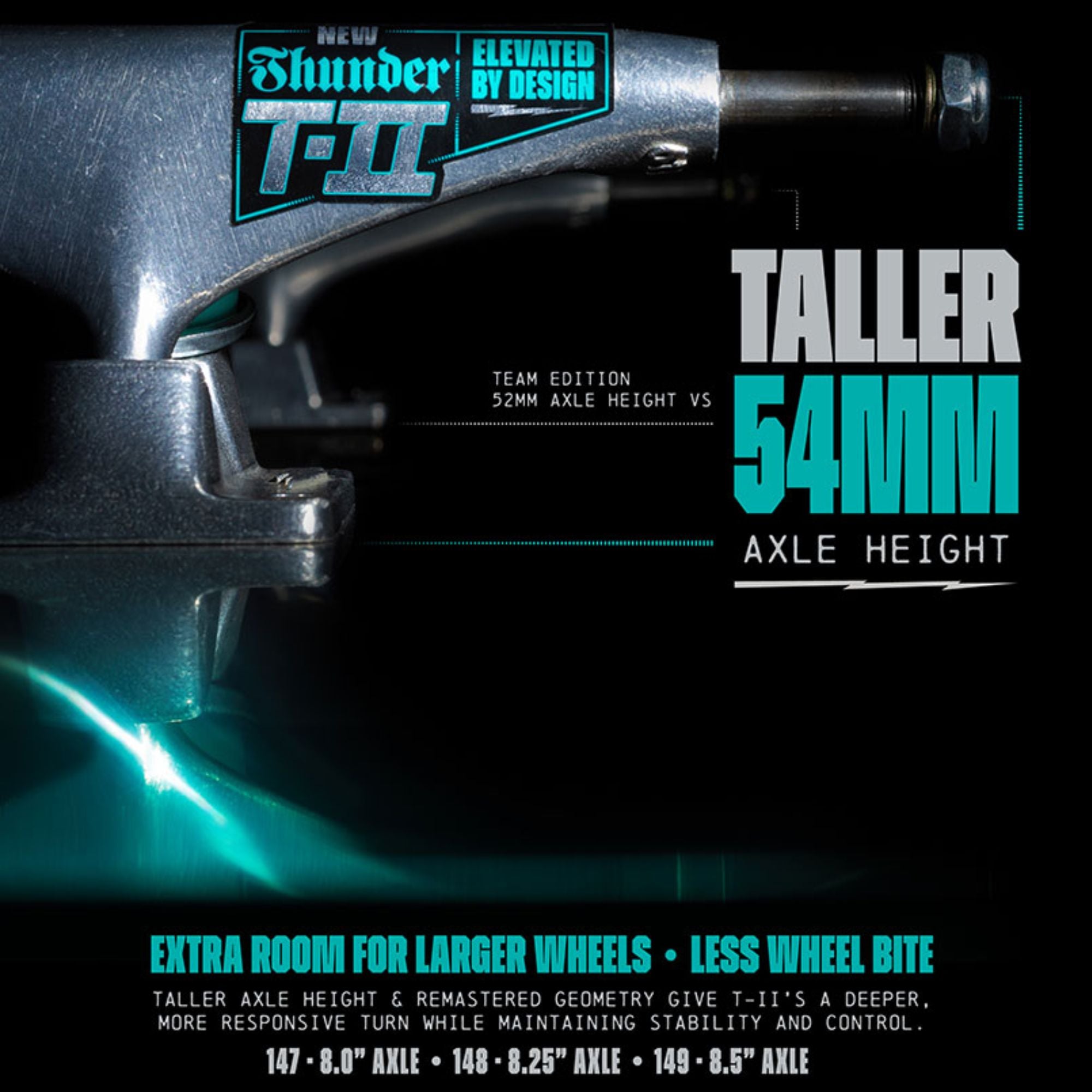 T-II Polished Skateboard Trucks