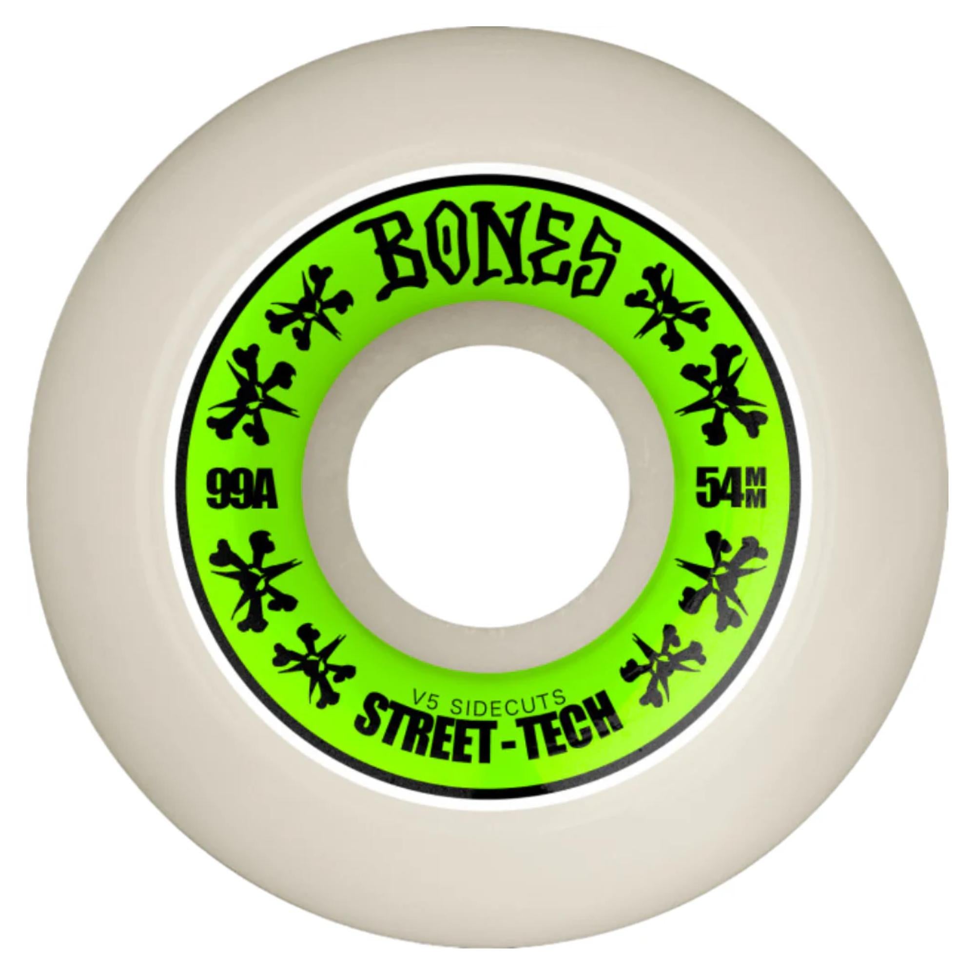 Bones STF Sidecuts V5 54mm 99A Skateboard Wheels - UNLTD Boardshop