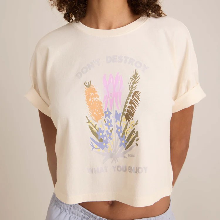 Nature Cropped Boxy Premium Tee