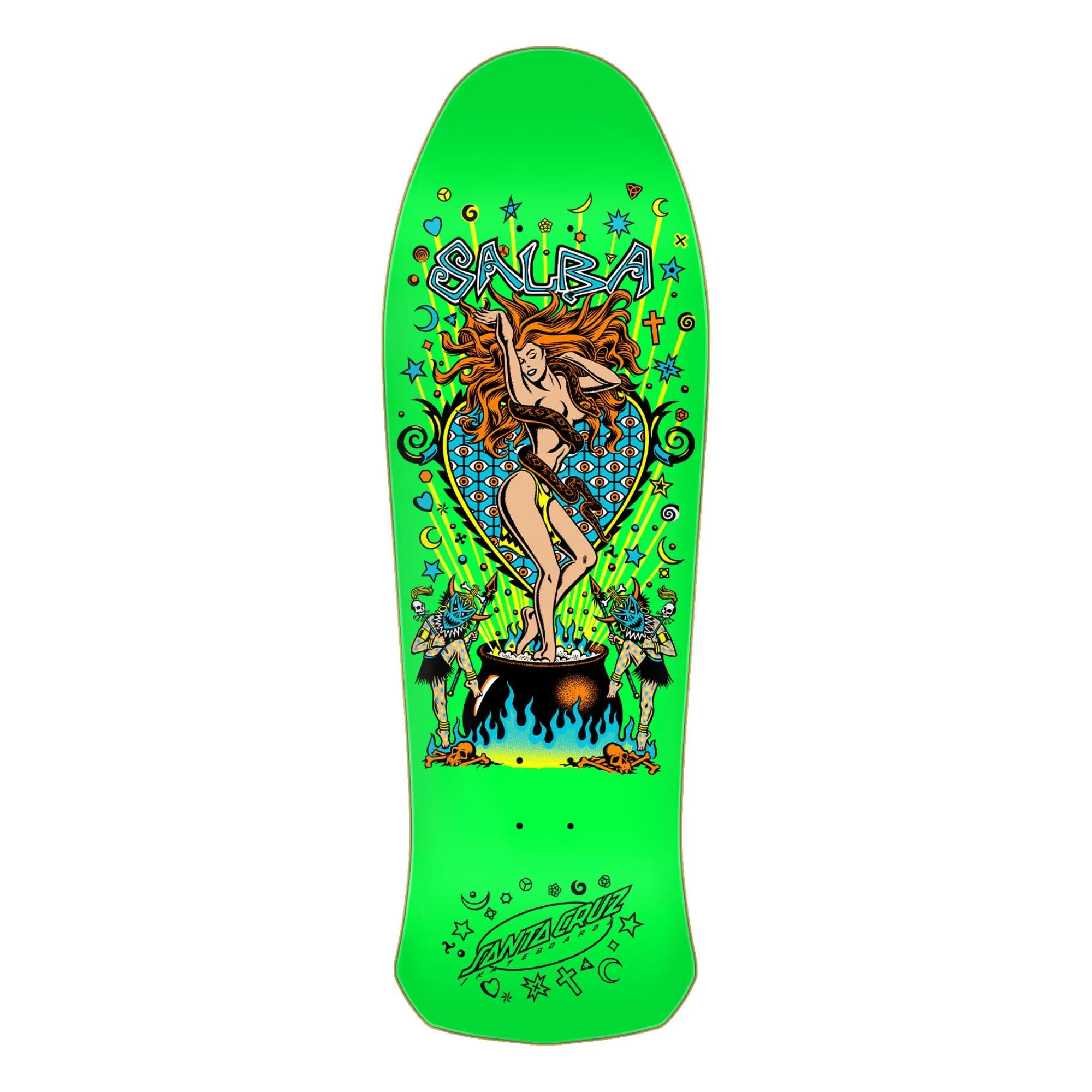 Santa Cruz Cruz Reissue Salba Witch Doctor 10.4 Skateboard Deck - UNLTD Boardshop