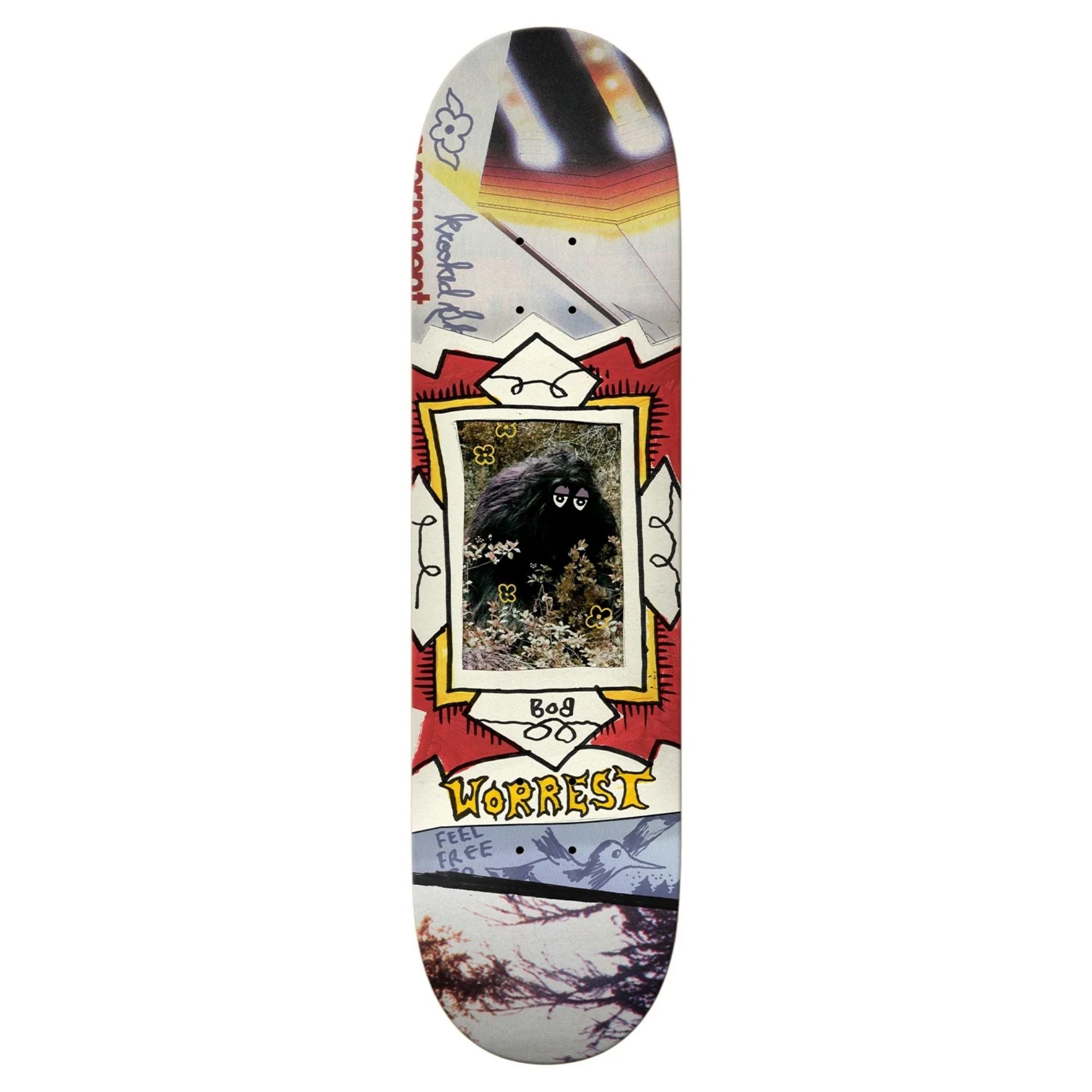 Krooked Worrest Big Foot Twin Tail 8.75 Deck - UNLTD Boardshop