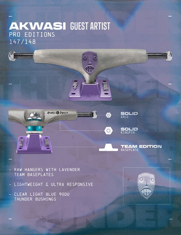 Thunder Akwasi Guest Artist Pro Edition Trucks