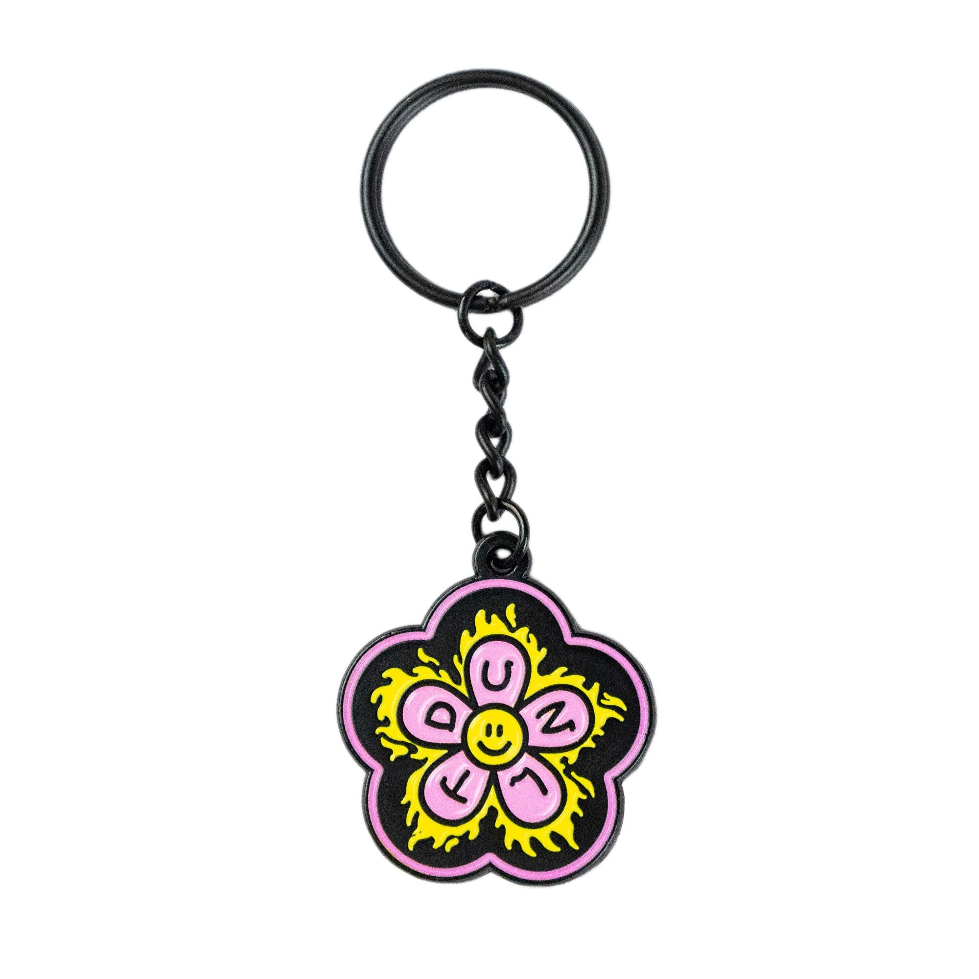 Metal Petal Keychain