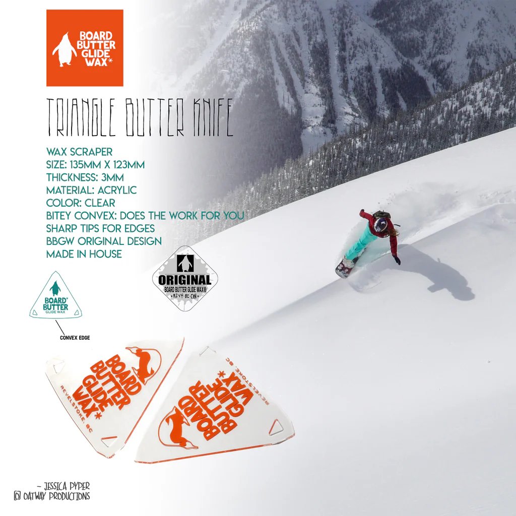 Triangle Butter Knife Wax Scraper