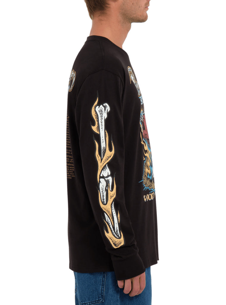 Stone Ghost Long Sleeve Tee Shirt