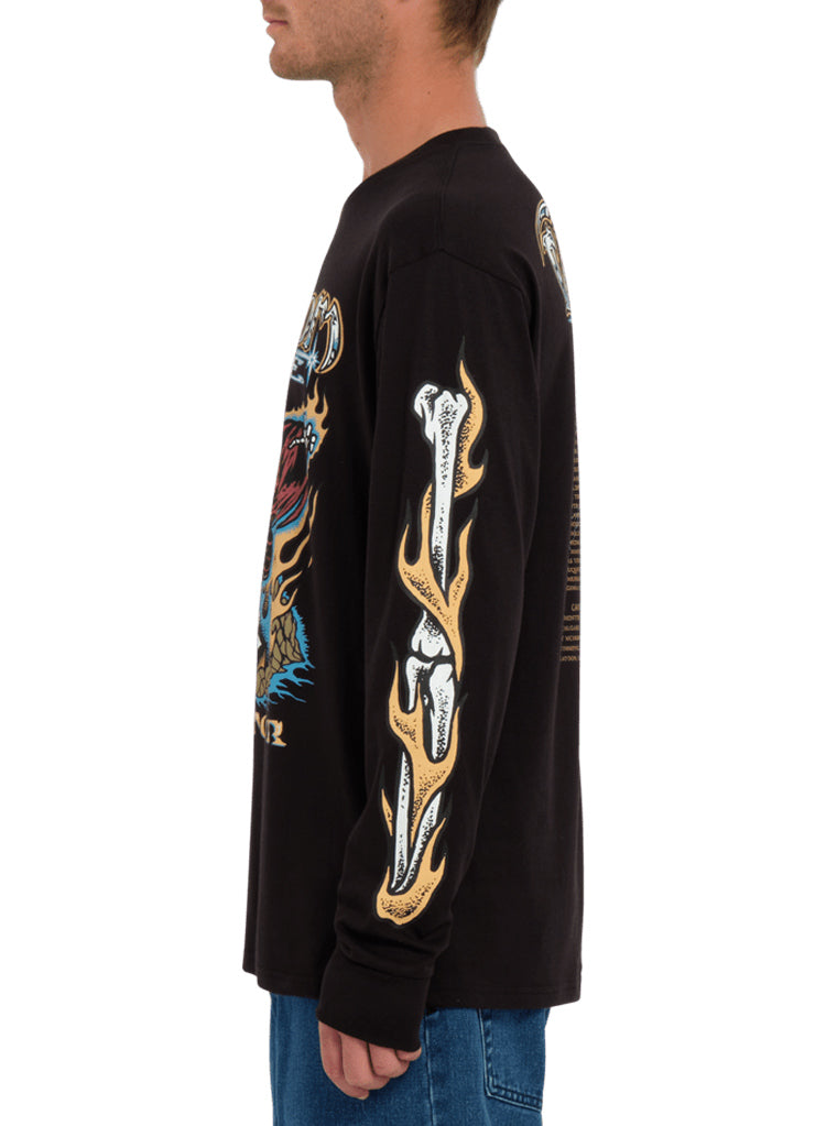 Stone Ghost Long Sleeve Tee Shirt