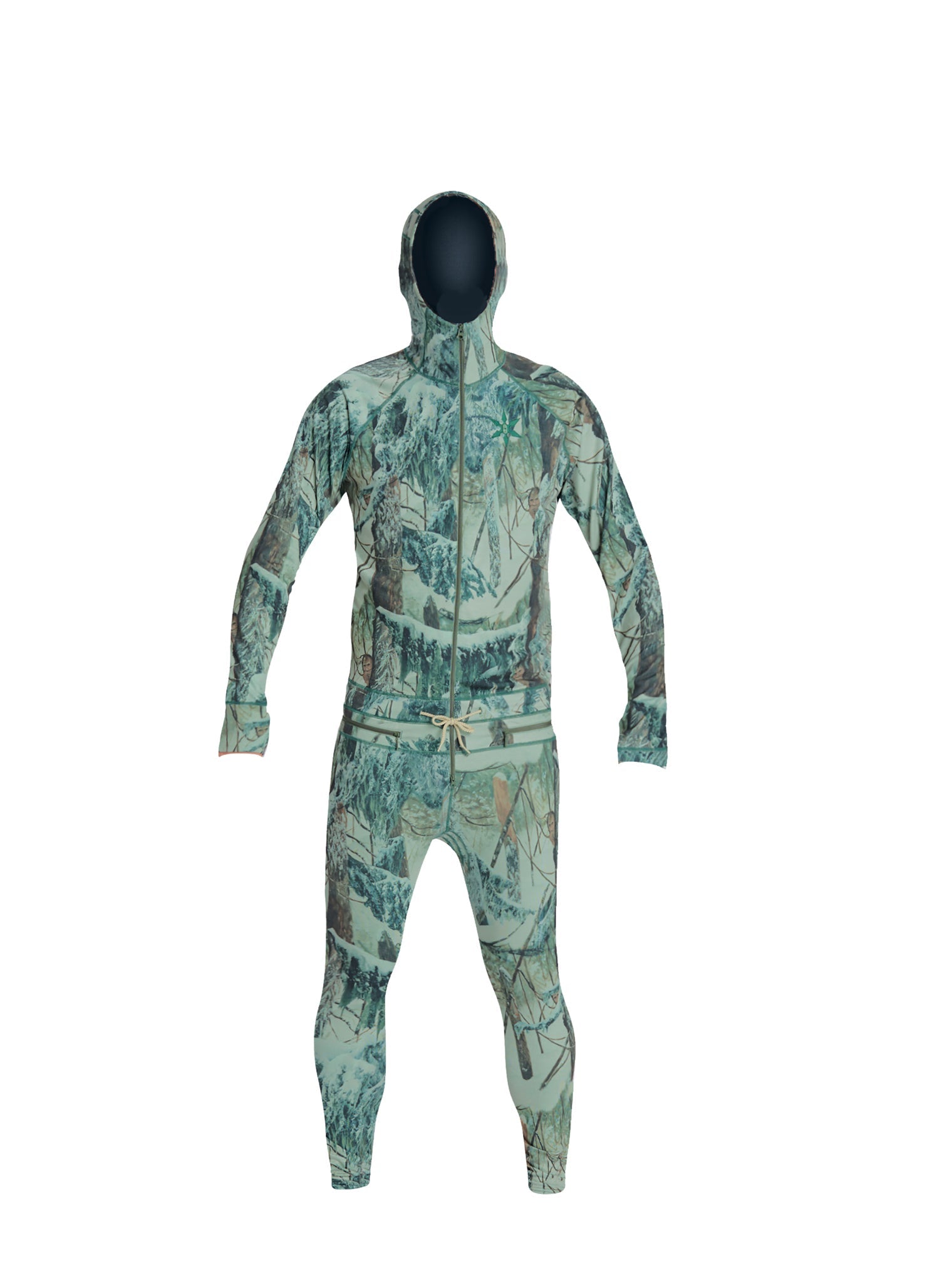 Airblaster Classic Ninja Suit Base Layer Green Yetiflage