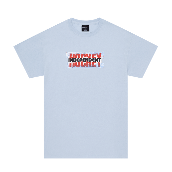 【HOCKEY】 DECAL TEE LIGHT BLUE Hockey x Independent Decal Tee Light Blue – Sanction Skate