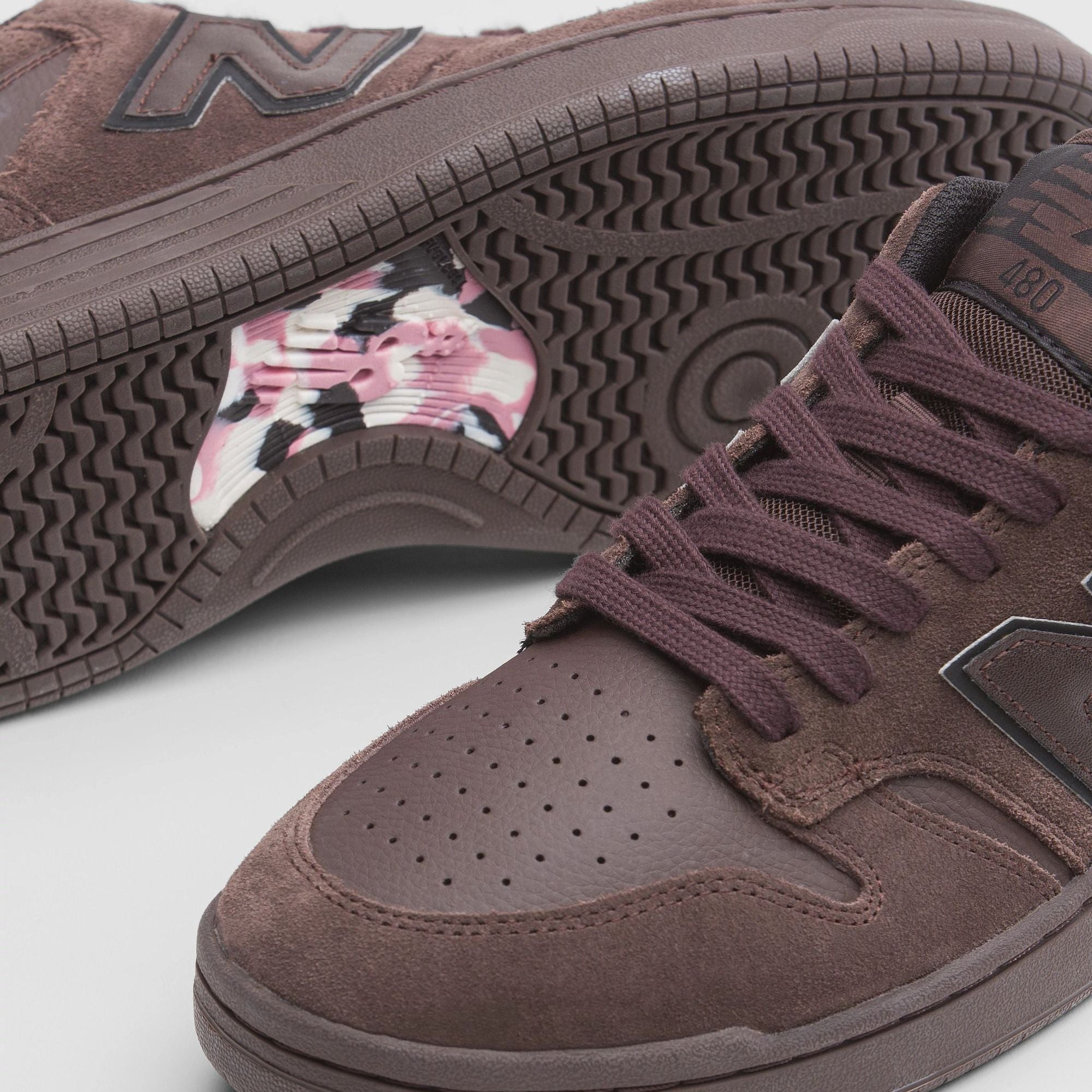 New Balance Shoes NB Numeric 480 - Chocolate/Chocolate