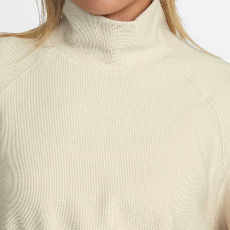 Sofie Waffle Mock Neck