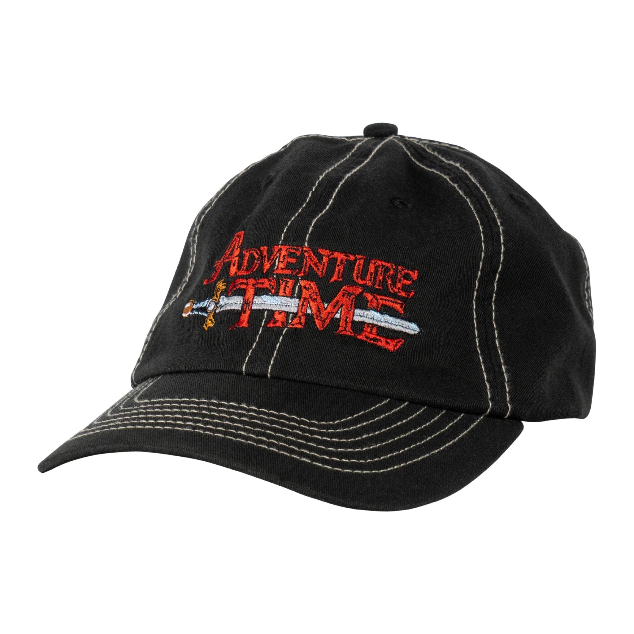 A.T. Logo Contrast Stitch Unstructured Hat