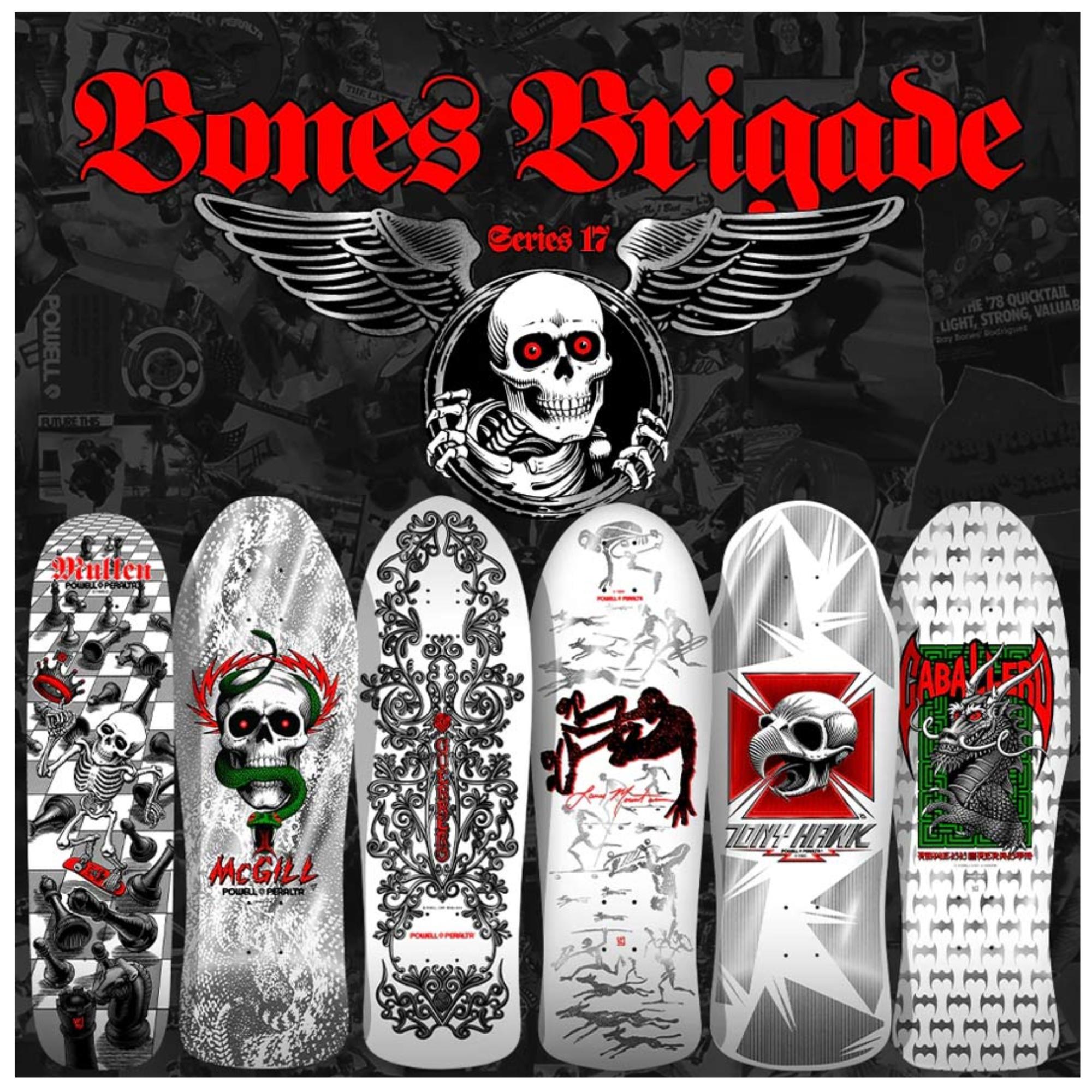 【中古】RIO:bone 麻倉葉&甲縛式O.S白鵠 Powell Skateboard Decks Bones Brigade 17 Caballero 9.95 Skateboard