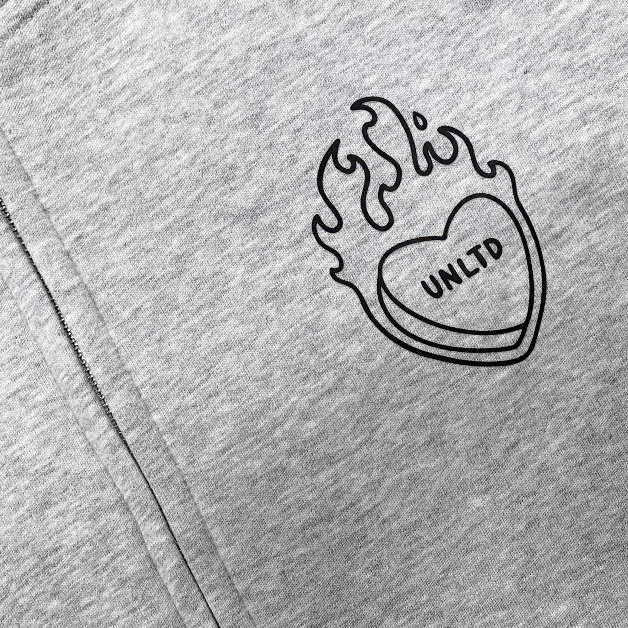 Unltd Heartburn Zip Hoodie - UNLTD Boardshop