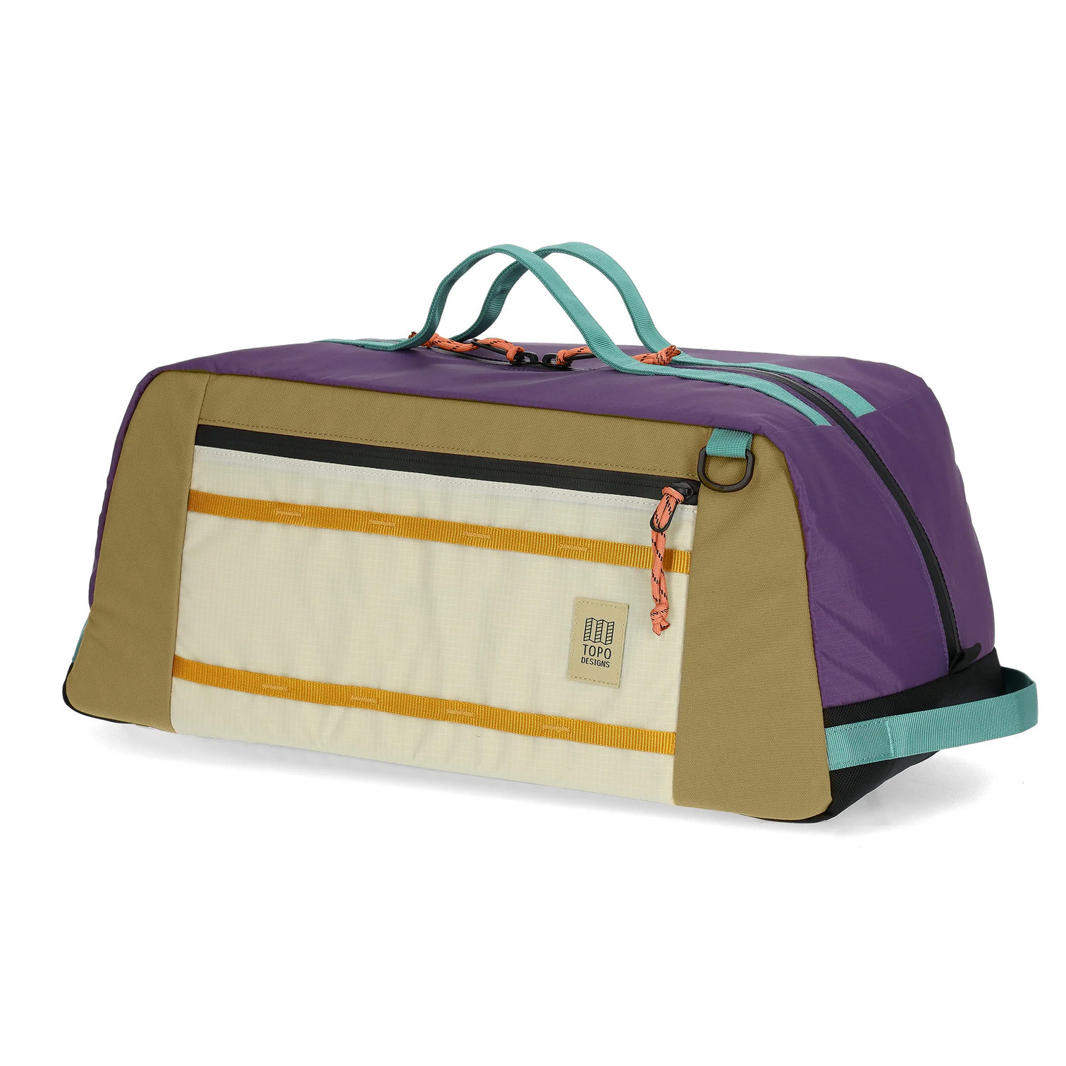 Topo Designs Mountain Duffel Bag Loganberry/Bone White
