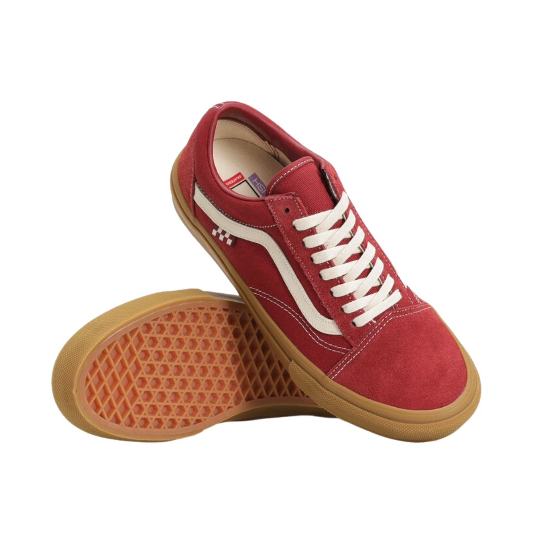 Skate Shoe All Red Vans Shoes Vans Old Skool Skate Shoe Racing Red