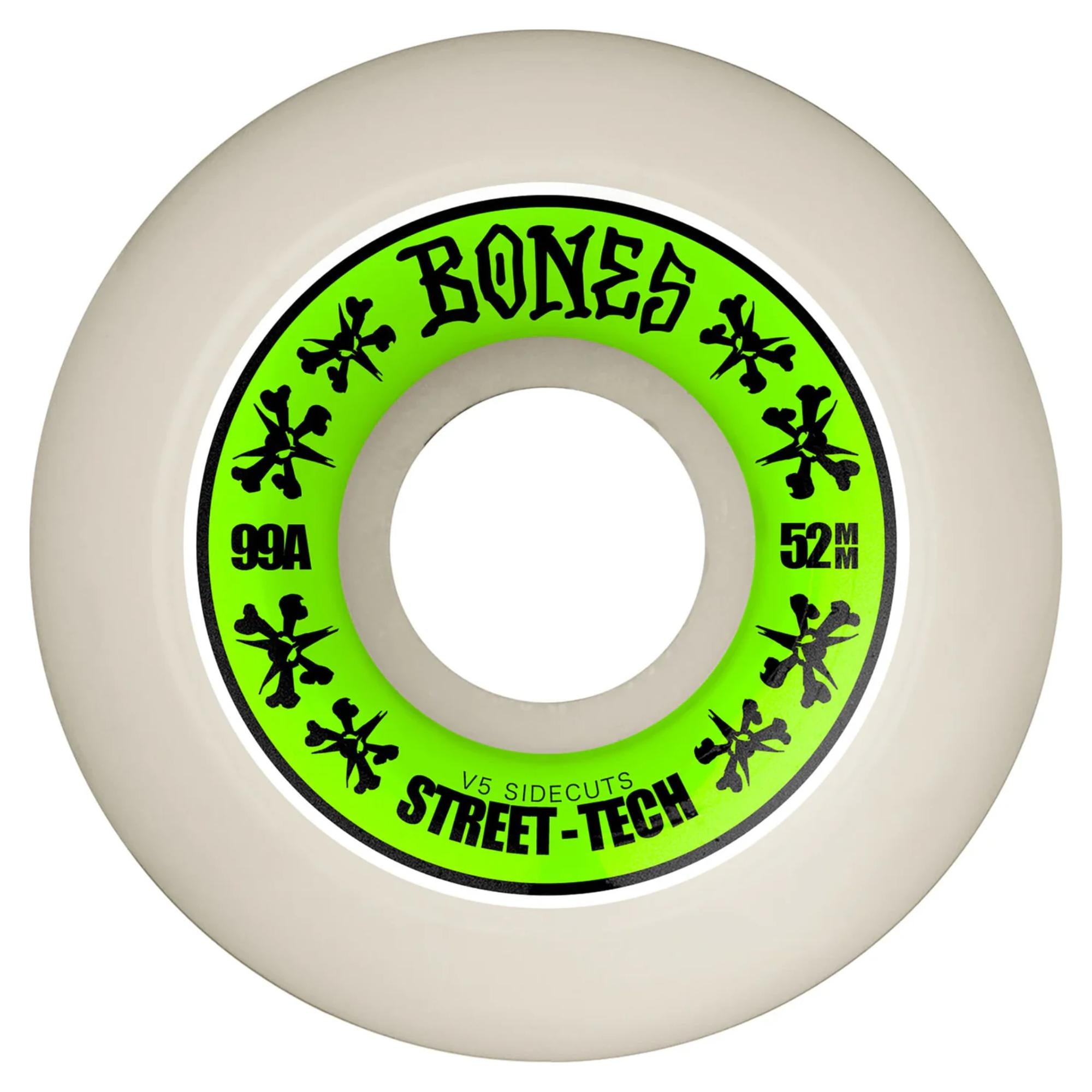 Bones STF Sidecuts V5 52mm 99A Skateboard Wheels - UNLTD Boardshop
