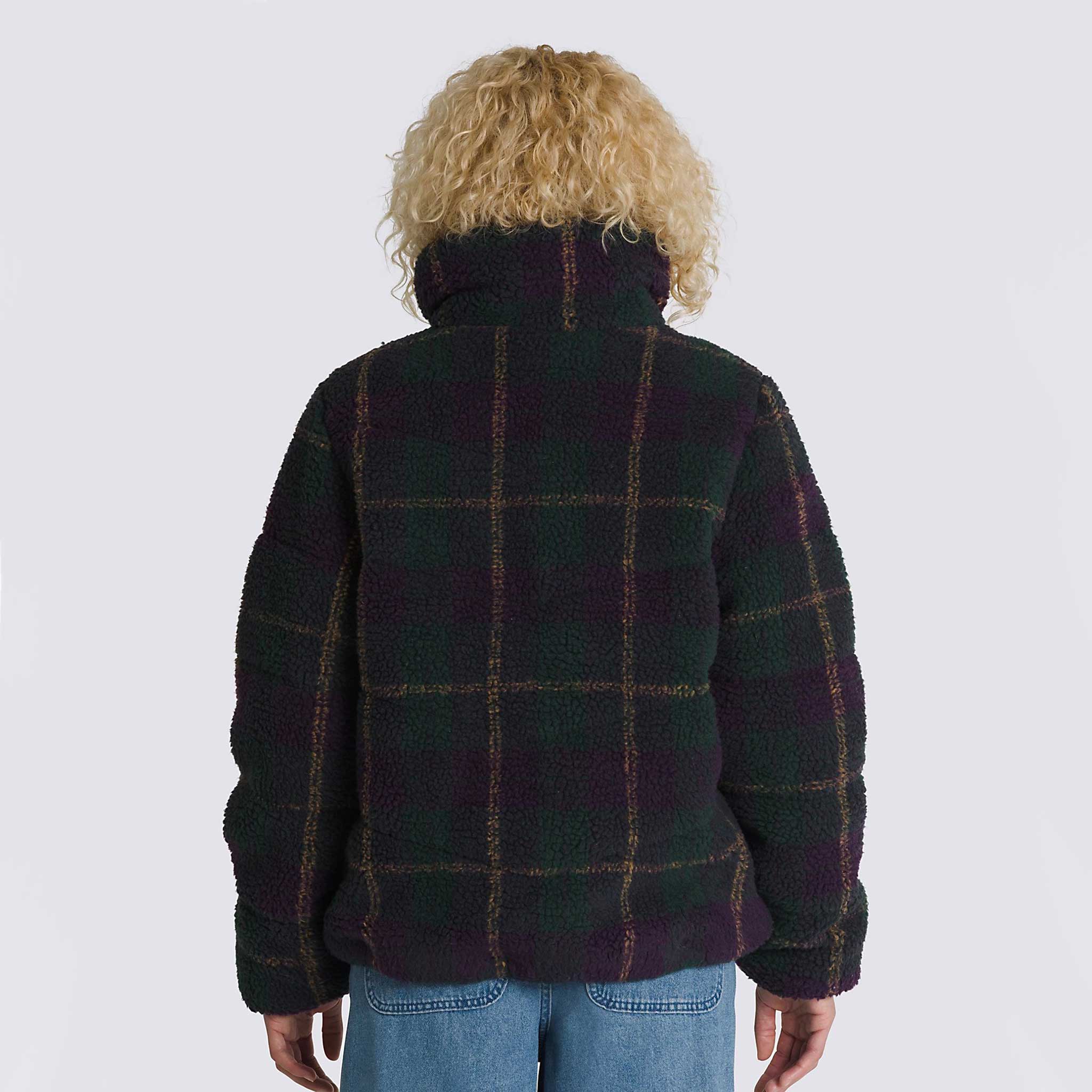 Foundry Plaid High Pile Puffer Jacket
