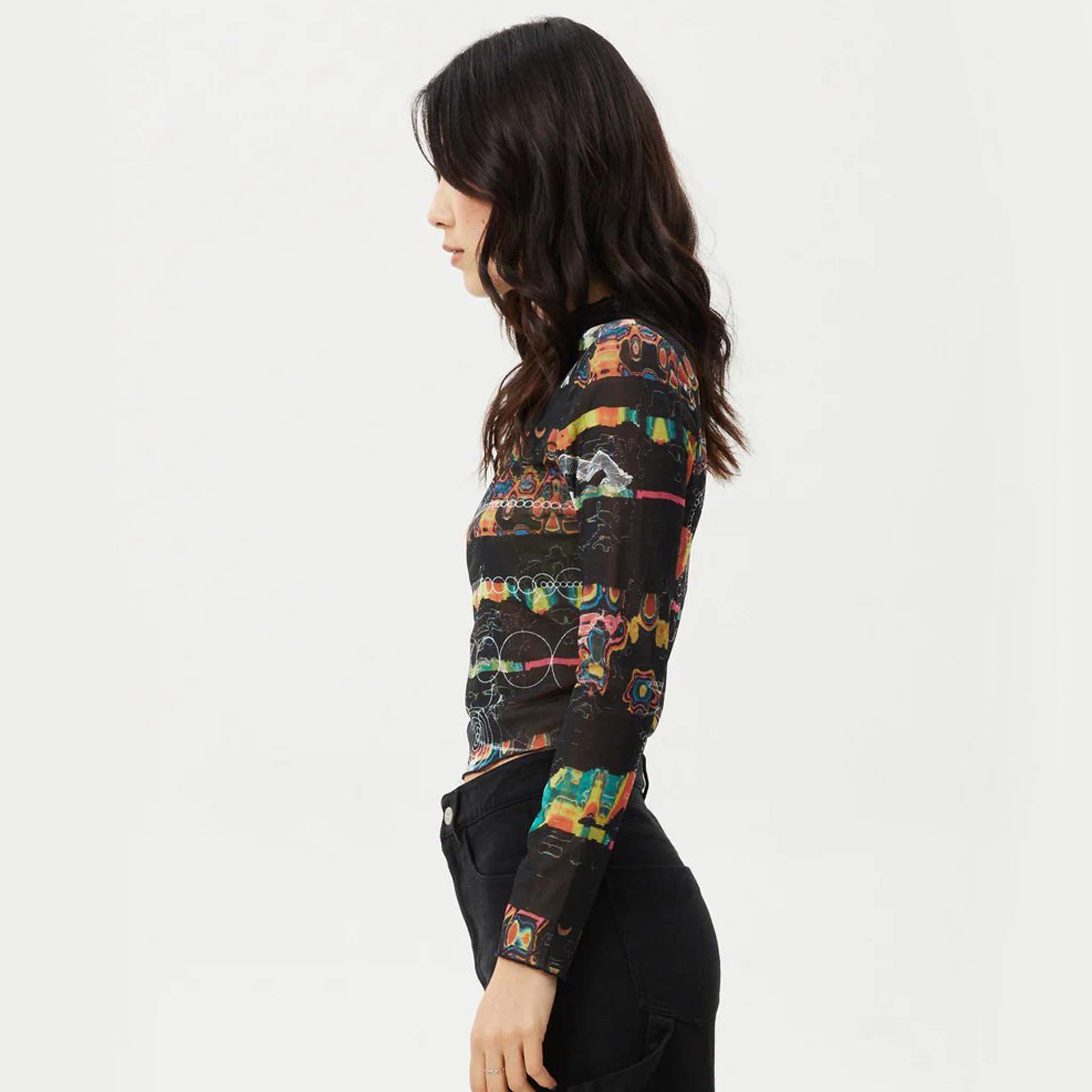 Astral Recycled Sheer Long Sleeve Top