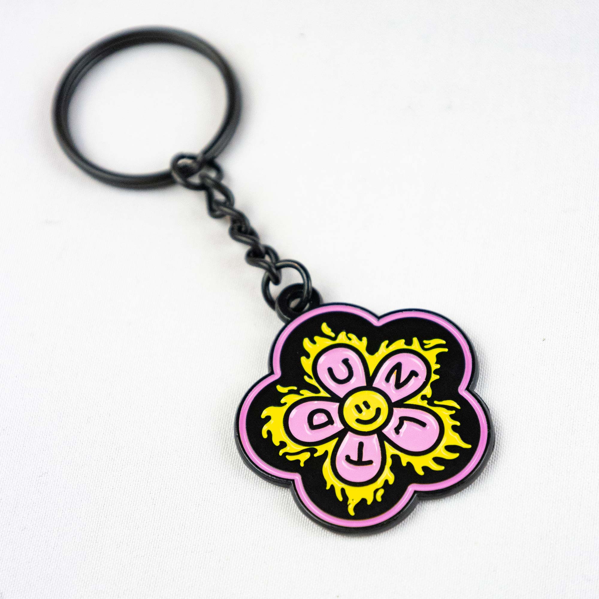 Metal Petal Keychain