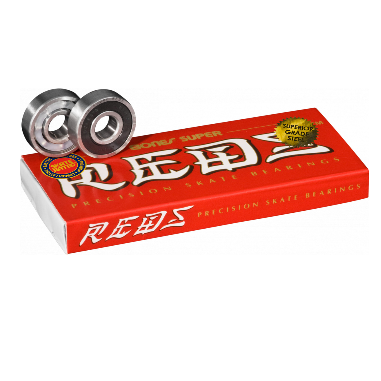 Super Reds Skateboard Bearings 8pk