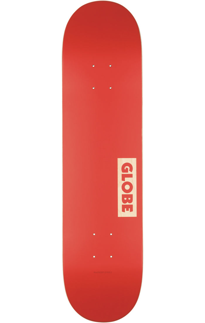 Globe Goodstock Red 7.75' Deck Deck  - UNLTD Boardshop