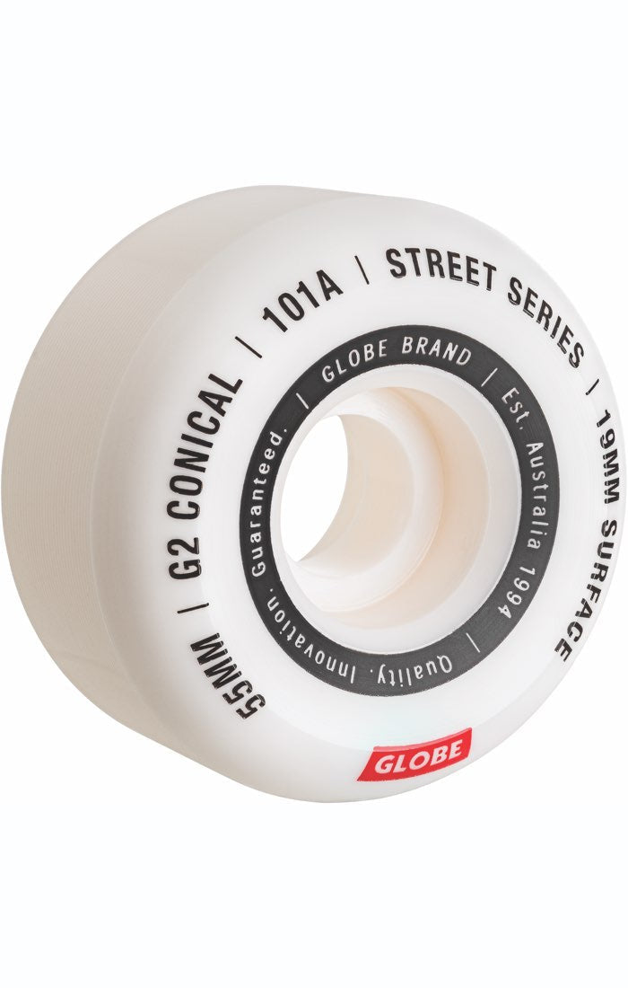 Globe G2 Conical Street Skateboard Wheel 53mm Wheels  - UNLTD Boardshop