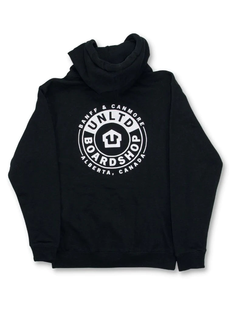 UNLTD Boardshop Circle Logo Hoodie  - UNLTD Boardshop