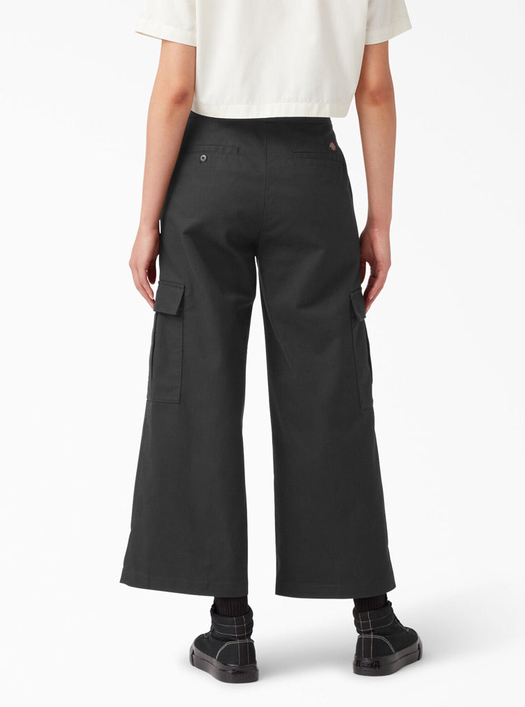 Women's Twill Crop Cargo Pants