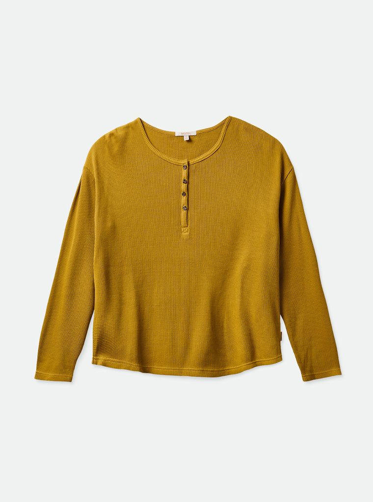 Brixton Monty L/S Henley Tee Shirt  - UNLTD Boardshop