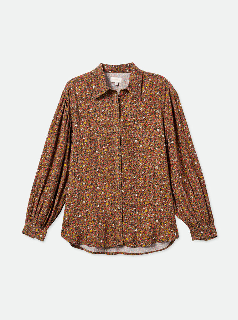 Brixton Somerset L/S Woven Tee Shirt  - UNLTD Boardshop