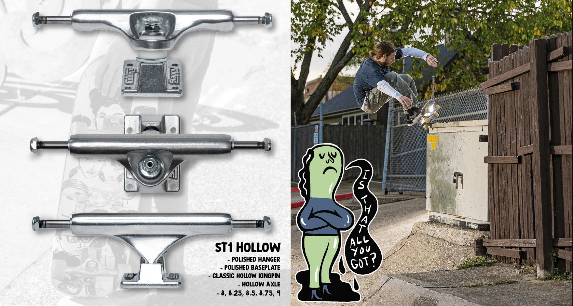 Slappy ST1 Hollow Skate Trucks Trucks  - UNLTD Boardshop