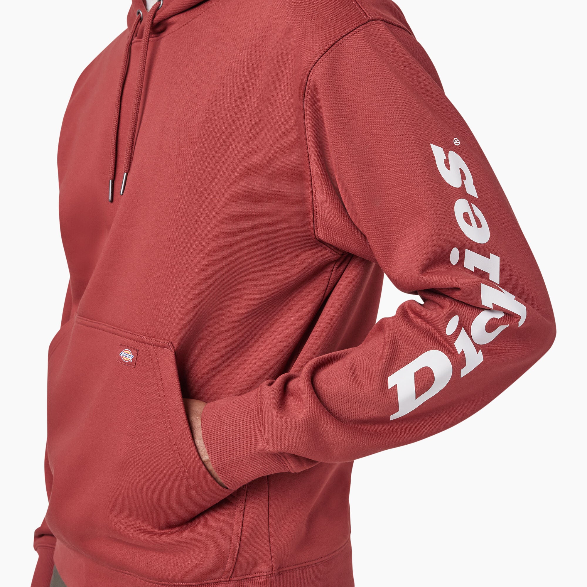 Water Repellent Logo Sleeve Hoodie