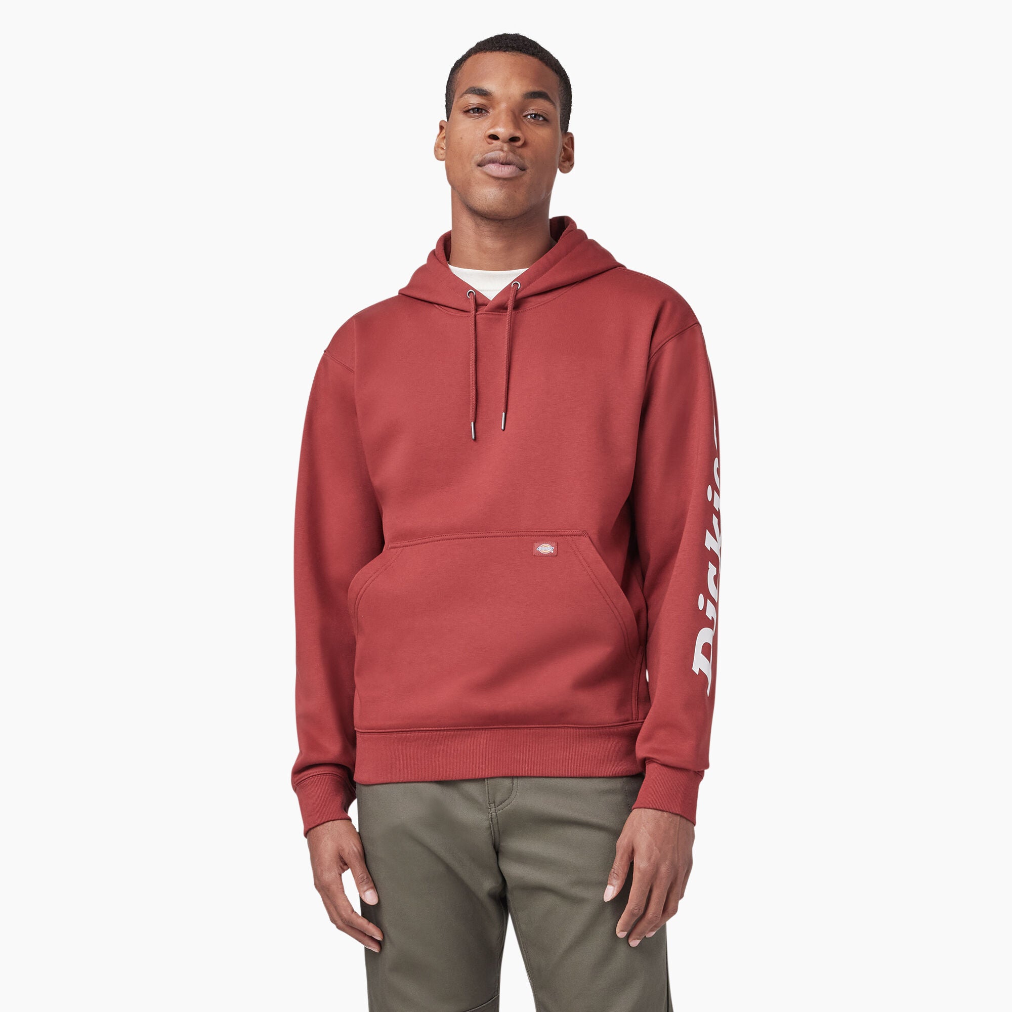 Water Repellent Logo Sleeve Hoodie