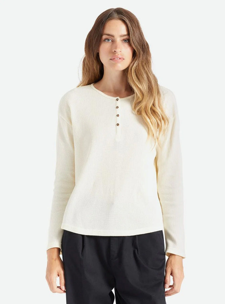 Brixton Monty L/S Henley Tee Shirt  - UNLTD Boardshop