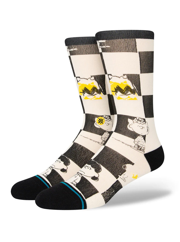 Stance Peanuts x Stance Checked Crew Socks Socks  - UNLTD Boardshop