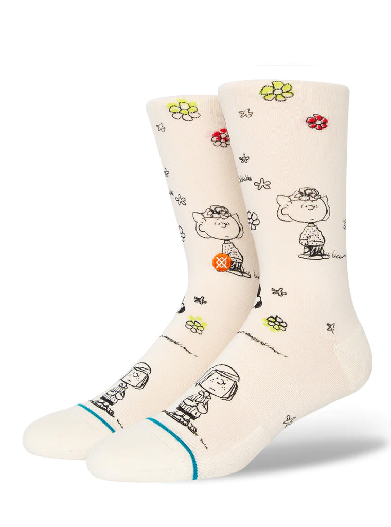 Stance Peanuts x Stance Girl Power Crew Socks Socks  - UNLTD Boardshop