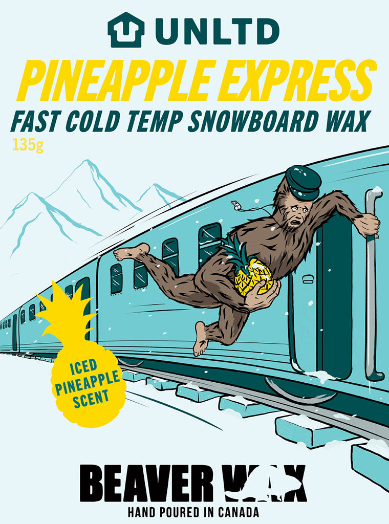 Beaverwax Pineapple Express Cold Temperature Wax Tuning  - UNLTD Boardshop