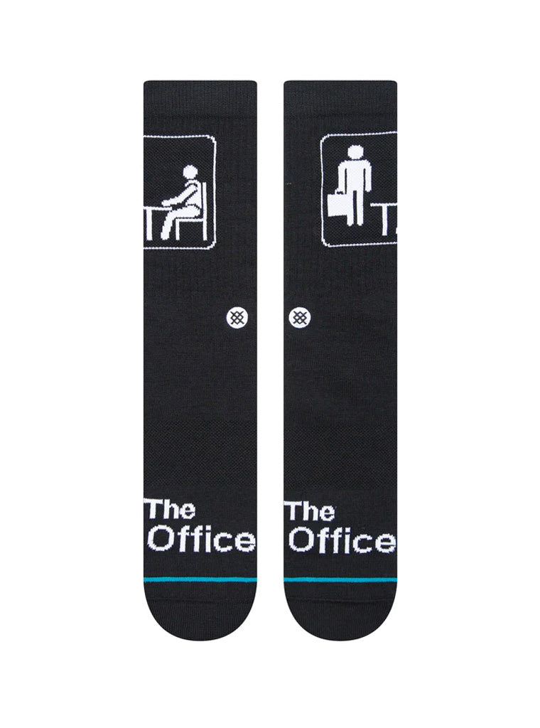 Stance The Office x Stance Intro Crew Socks Socks  - UNLTD Boardshop