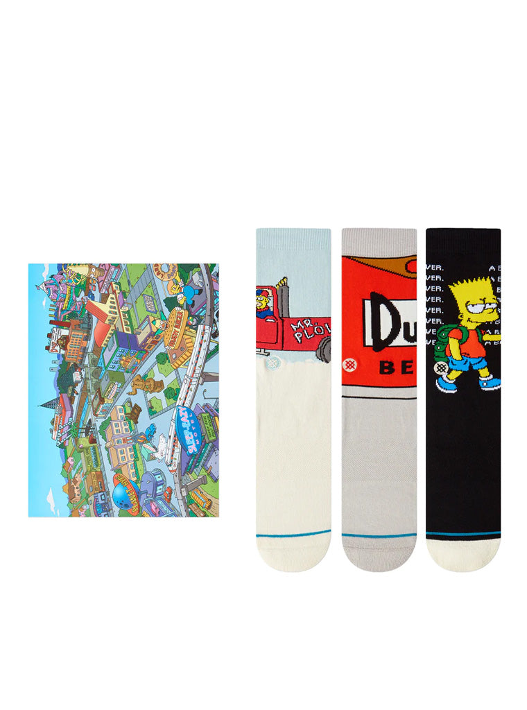 The Simpsons x Stance Crew Sock Box Set