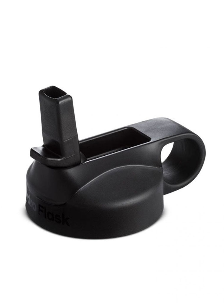 Wide Flex Straw Cap Black